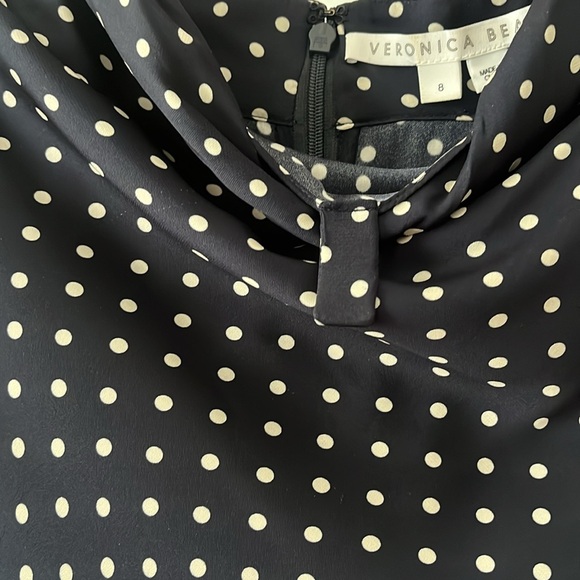 Veronica beard Navy Blue polka dot. - Picture 11 of 13